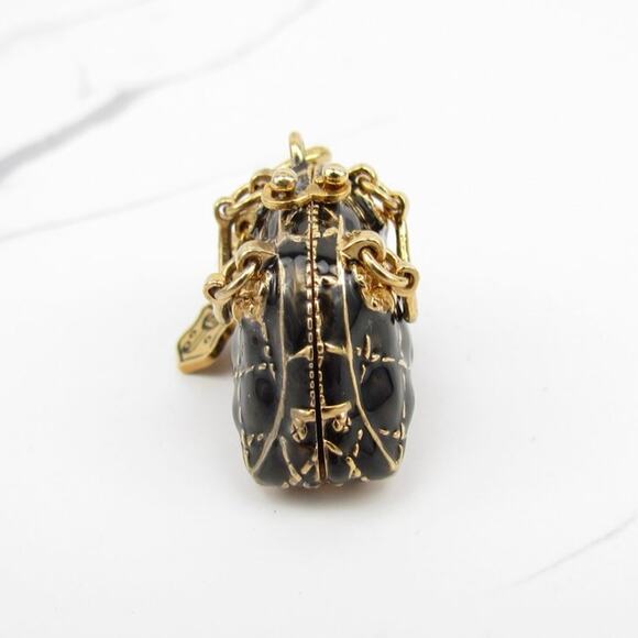 Juicy Couture Quilted Bowler Bag Charm - Picture 5 of 8